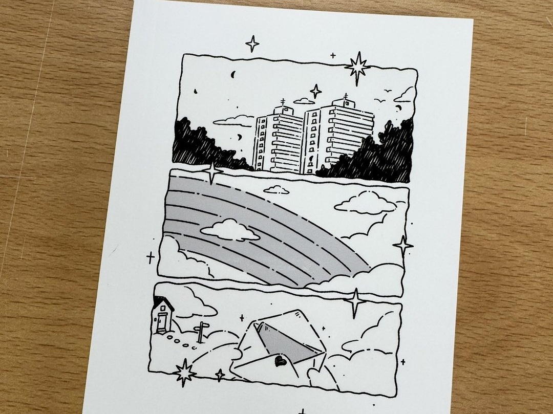 키크니 웹툰 단행본과 함께 제작한 굿즈